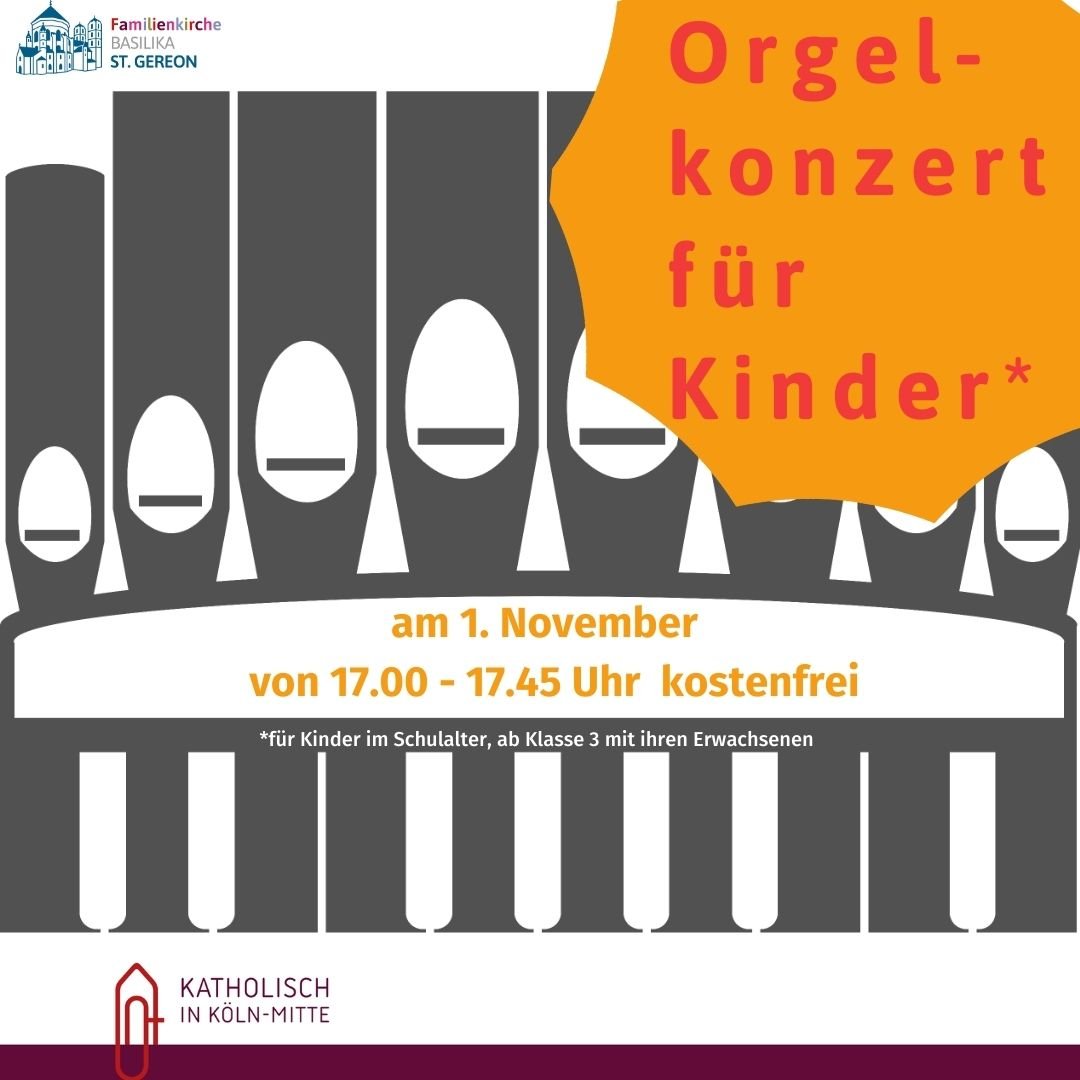 Kachel Orgelkonzert für Kinder